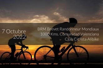 Brevet Randonneur Mondiaux 1.000 kms. Comunidad Valenciana